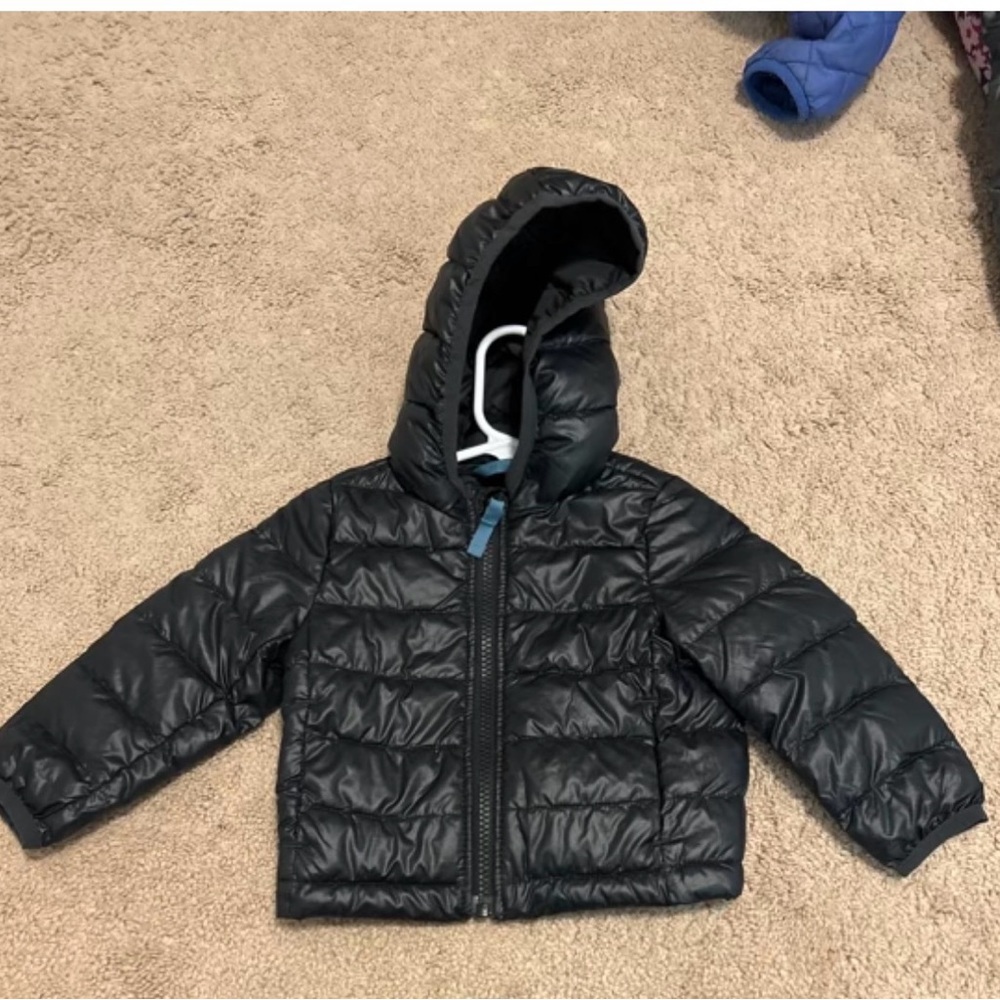 Primary Black Puffer Jacket for Kids like new